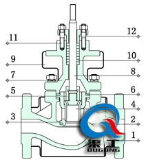 電動保溫調(diào)節(jié)閥（套筒結(jié)構(gòu)圖）