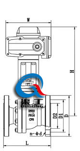 Q941M電動(dòng)高溫球閥 (配HR執(zhí)行器)