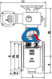 PQ947電動偏心半球閥 （配DZW執(zhí)行器）